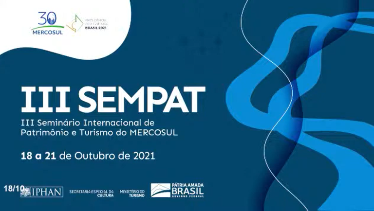 MTur participa de Seminário Internacional de Patrimônio e Turismo do Mercosul