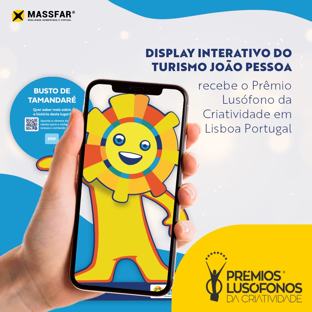 João Pessoa recebe Prêmio em Portugal por Display Interativo com informações turísticas