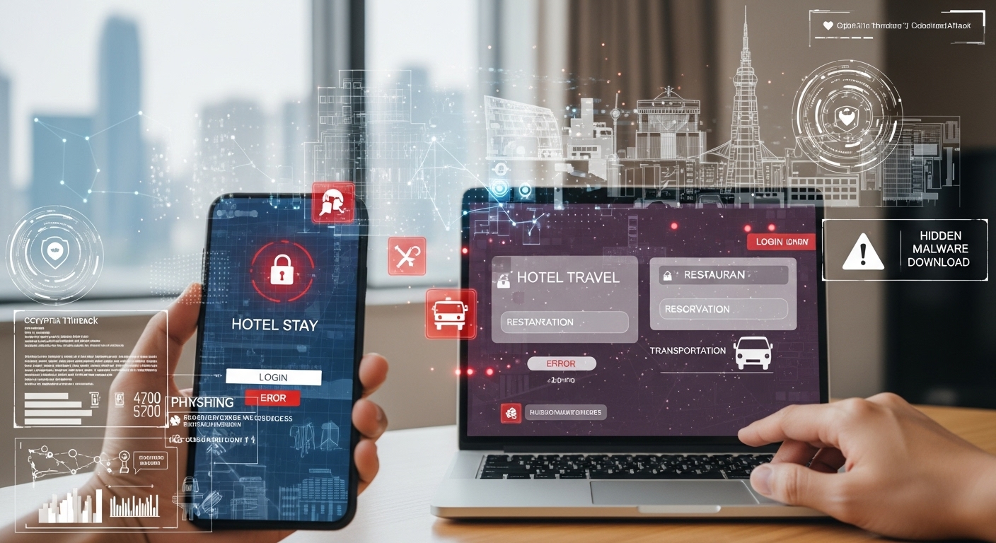 Setor de turismo enfrenta onda de ciberataques durante alta temporada de viagens